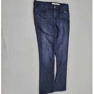 DKNY Jeans Womens Dark Wash Straight Leg Denim Pants Size 6